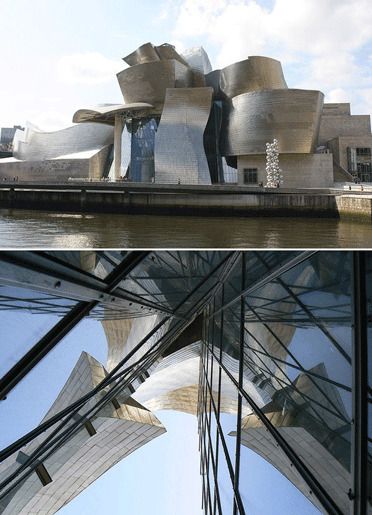 Музей Гуггенхайма в Бильбао, Испания.