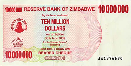 долар Зімбабве