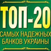 Топ-20 найбільш надійних банків України: рейтинг газети «Дело»