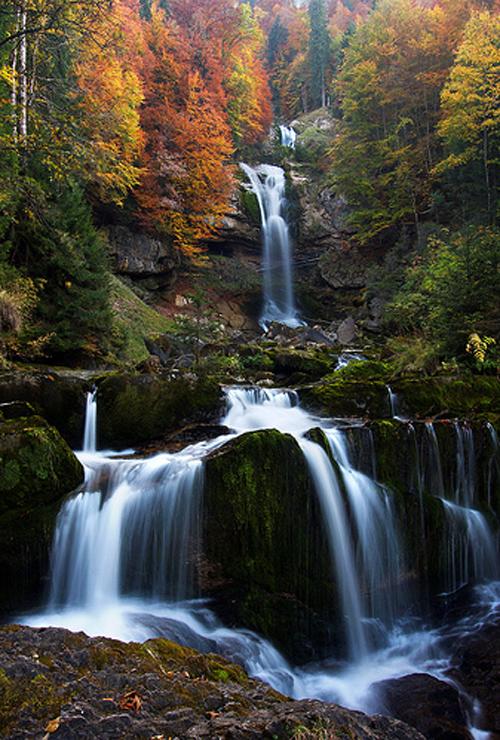 Водопад Гиссбах (Giessbach Waterfalls), Швейцария